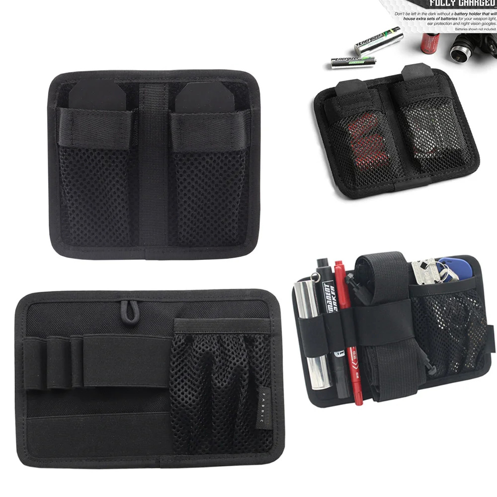 Backpack Insert Organizer - タクティカルフックファスナーポーチ EDC アクセサリー収納メッシュバッグバックパックインサートポーチモジュラーパネルオーガナイザー管理者ポーチ