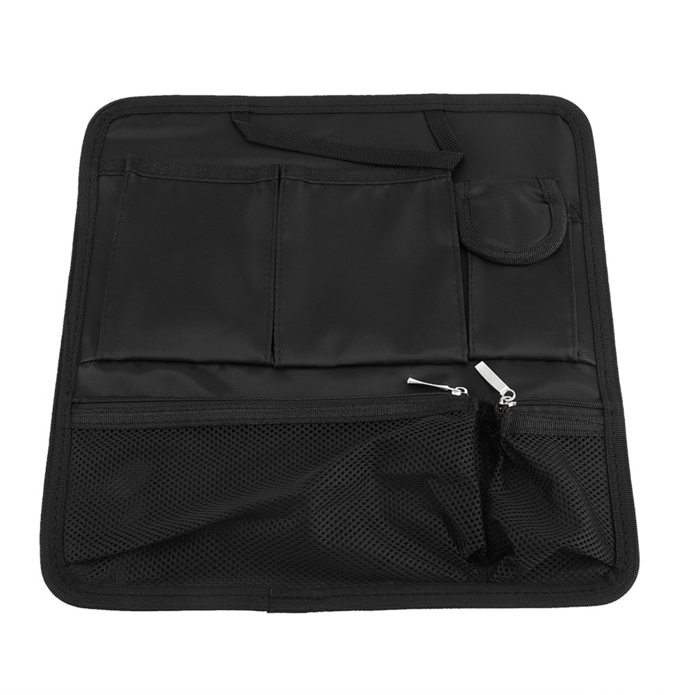 Backpack Insert Organizer - マルチポケットバックパックインサート 調節可能なサイズ メタルキーチェーン トラベルオーガナイザー メッシュポーチ ナイロンポータブルバッグ
