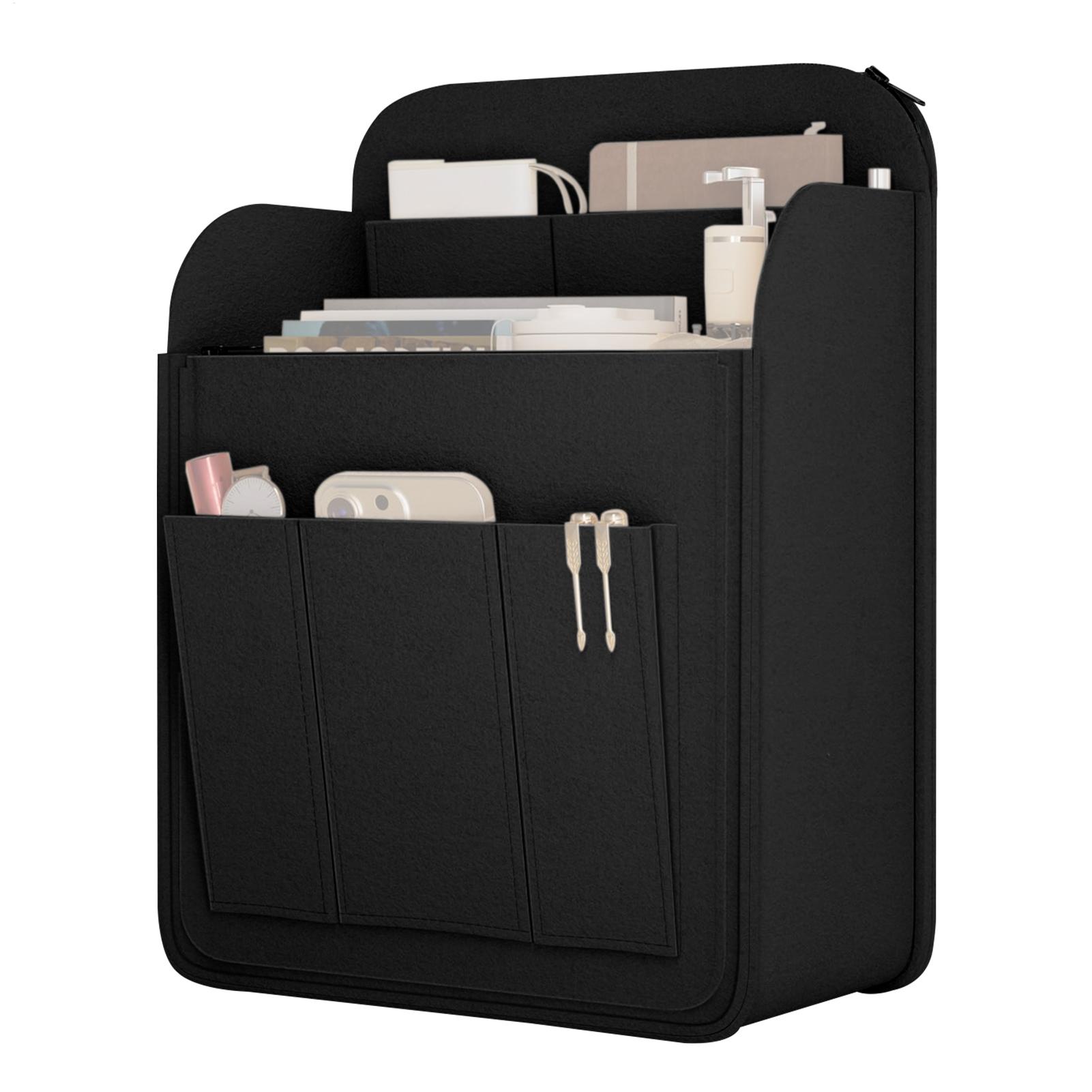 Backpack Insert Organizer - バックパックオーガナイザー フェルト収納電話バッグ 小さなバックパック ボトル、傘、化粧品、電話、ノート用のポケットを追加