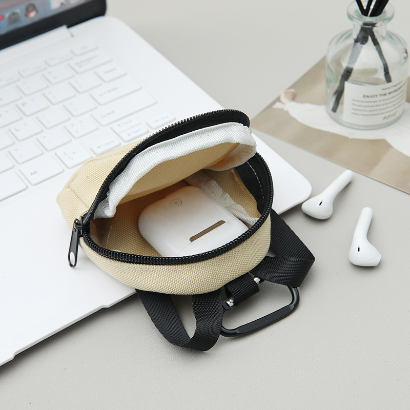Mini Backpack Purse - ミニバックパックキーホルダーリストレットポーチ小銭入れかわいいジッパー財布女性/男性用イヤホンデータケーブル化粧品