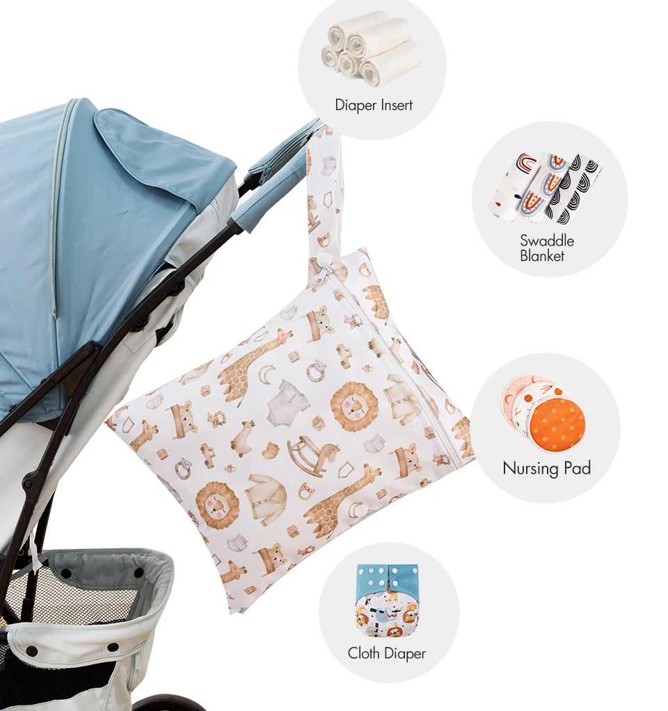 3 個トラベルウォッシュ化粧品バッグ防水おむつバッグポータブ - Backpack Diaper Bag のレビューと価格