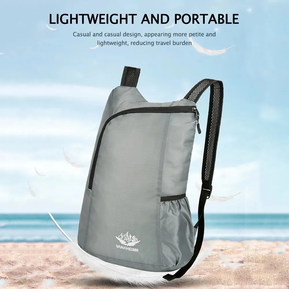 20L ユニセックス軽量アウトドアバックパックポータブル折り - Foldable Backpack Small のレビューと価格