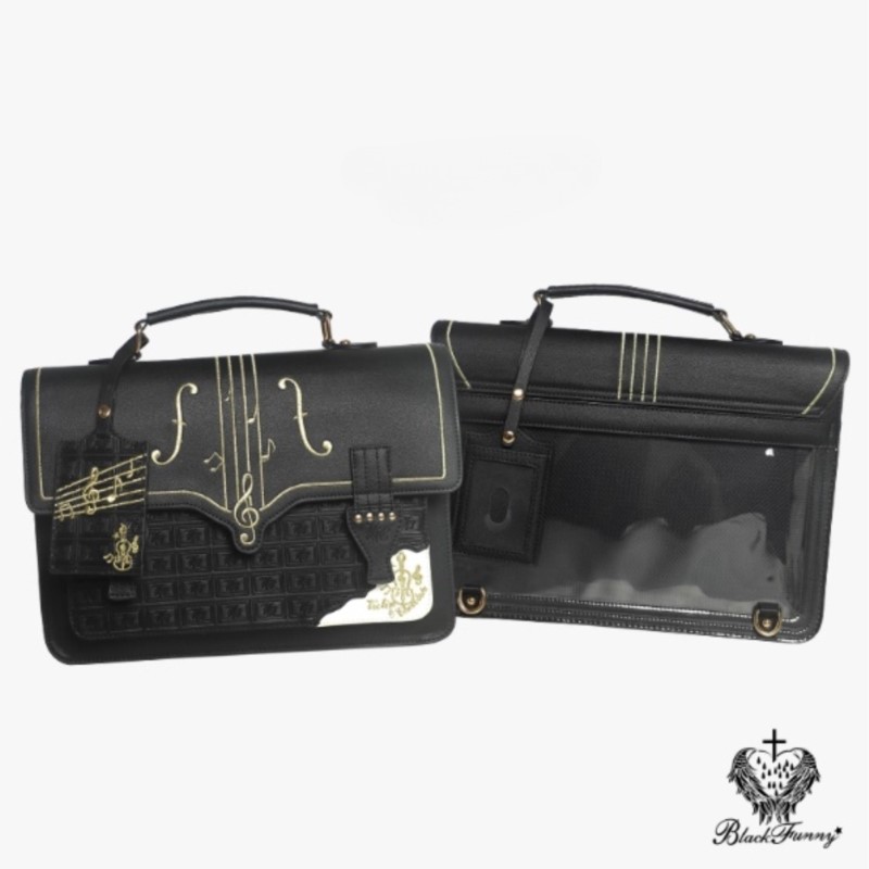 レトロ原宿刺繍音符ハンドバッグ女性革両面大容量ショルダーバッ - Leather Backpack Vintage のレビューと価格