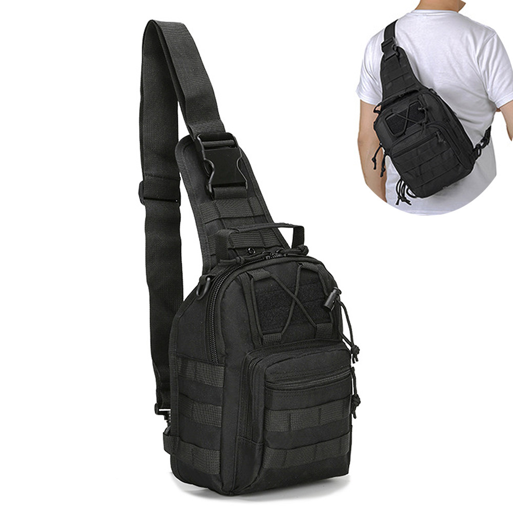 男性クロスボディスリングバックパックショルダーチェストバッグ - Urban Backpack Tactical のレビューと価格