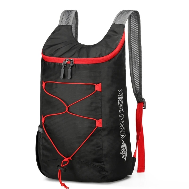 多機能アウトドア折りたたみバックパック高密度軽量防水ナイロン - Hiking Backpack Waterproof のレビューと価格