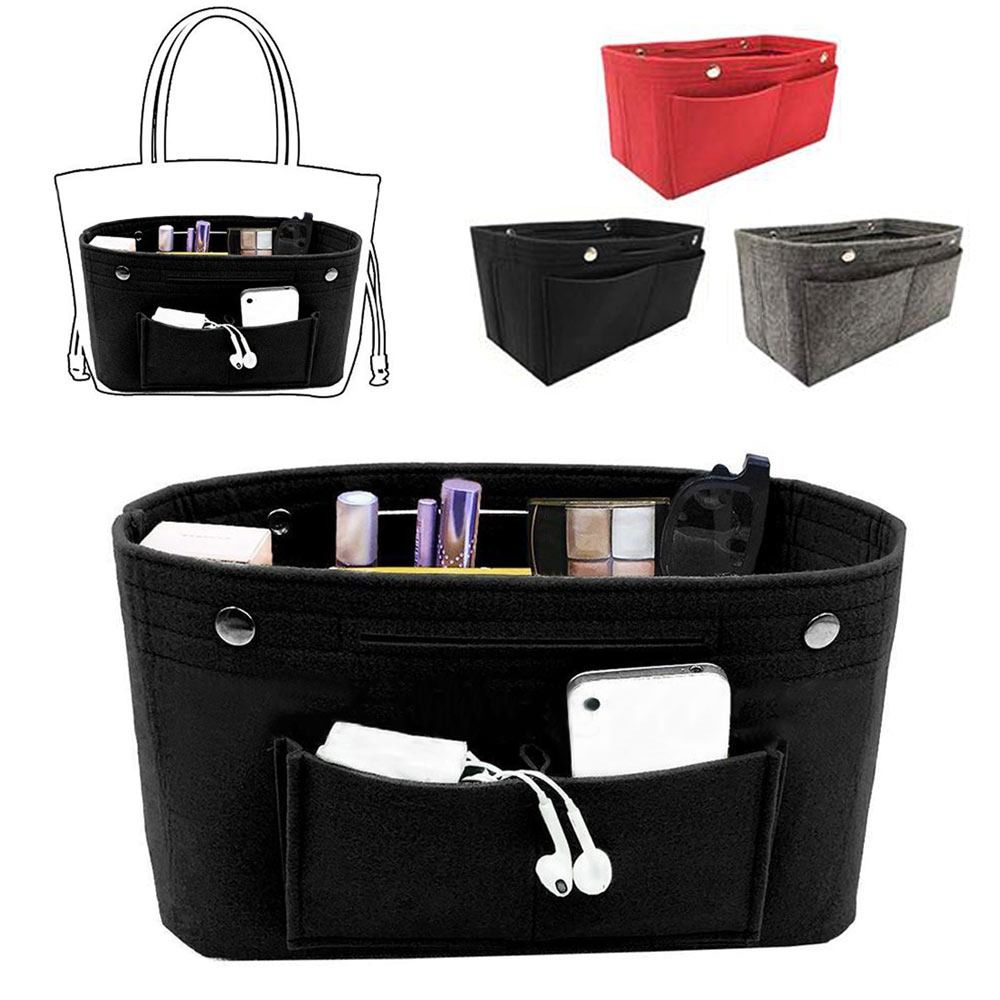 新しい高品質のシンプルなフェルトハンドバッグインサートバッグ - Backpack Insert Organizer のレビューと価格