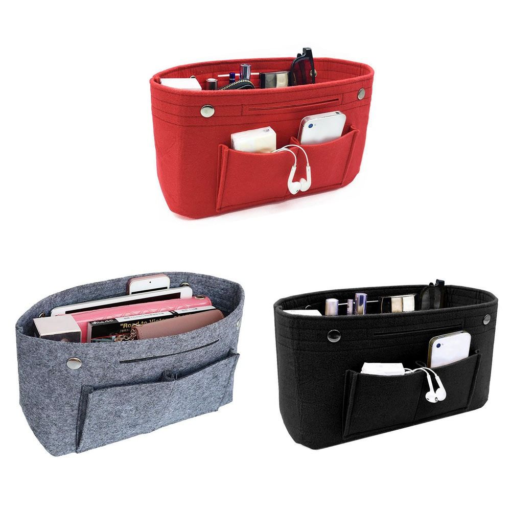 新しい高品質のシンプルなフェルトハンドバッグインサートバッグ - Backpack Insert Organizer のレビューと価格