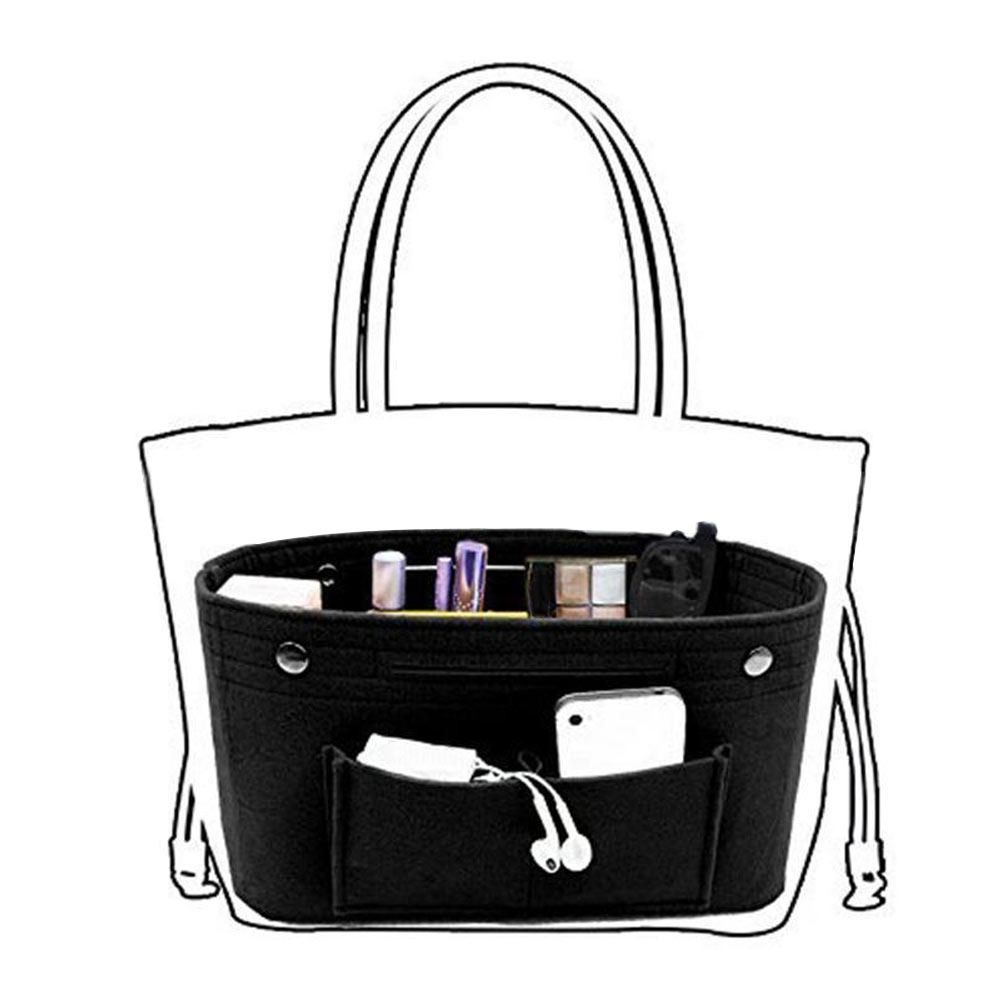 新しい高品質のシンプルなフェルトハンドバッグインサートバッグ - Backpack Insert Organizer のレビューと価格