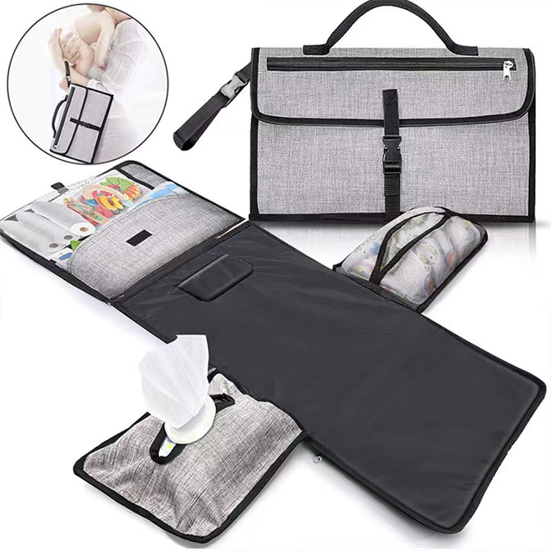ポータブルおむつ交換パッド幼児新生児おむつ交換パッドワイプポ - Backpack Diaper Bag のレビューと価格
