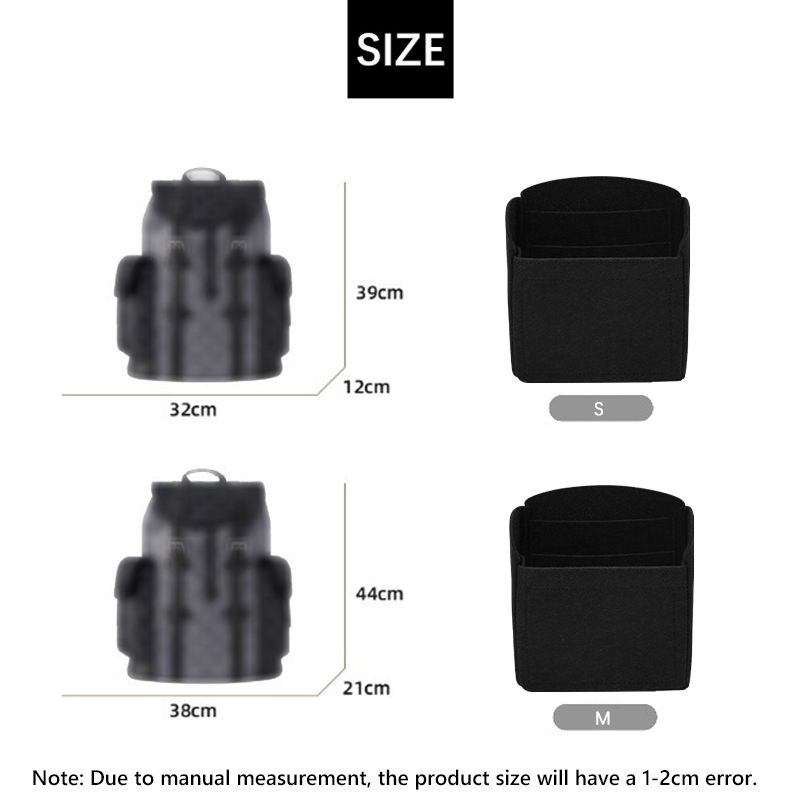 EverToner 新しいフェルトハンドバッグインサートオー - Backpack Insert Organizer のレビューと価格