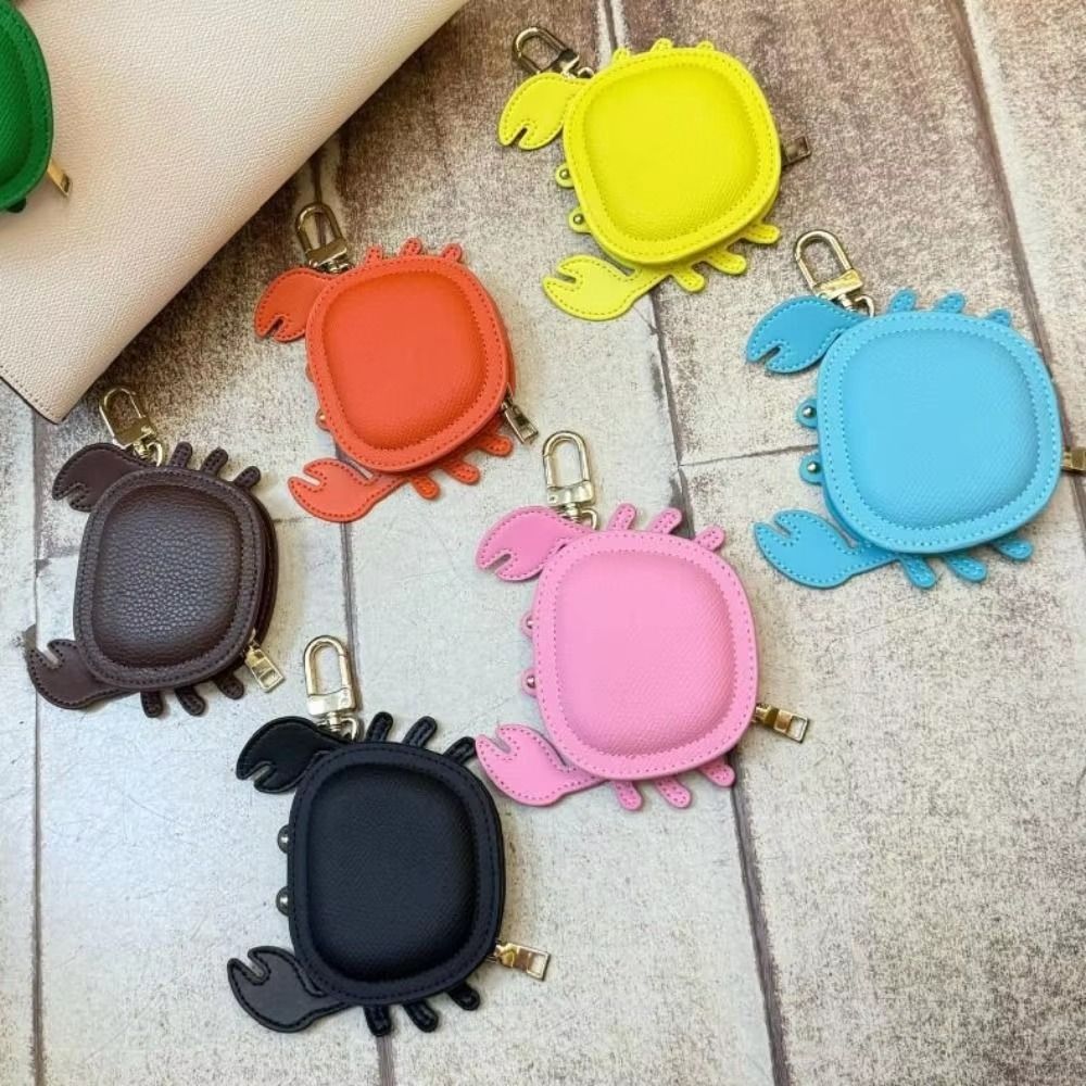漫画風カニ型コインケースキーホルダー可愛い小型財布カニPUレ - Mini Backpack Purse のレビューと価格